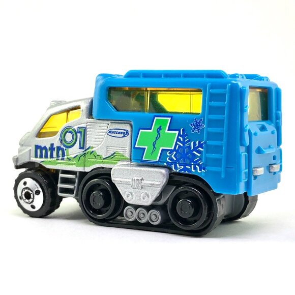 🦋 Matchbox Arctic Track Truck Medic Arctic Alarm Series Snow Doctor Tractor - Picture 8 of 12